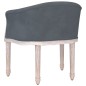vidaXL Silla de comedor terciopelo gris oscuro