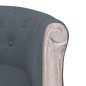 vidaXL Silla de comedor terciopelo gris oscuro