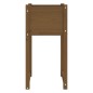 vidaXL Jardinera madera maciza de pino marrón miel 40x40x81 cm vidaXL Jardinera madera maciza de pino marrón miel 40x40x81 cm
