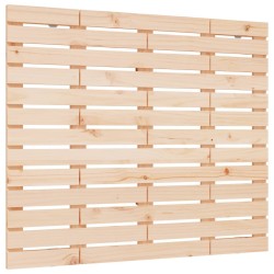 vidaXL Cabecero de cama de pared madera maciza de pino 126x3x91,5 cm