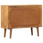 vidaXL Aparador con estampado madera maciza de mango 90x30x70 cm vidaXL Aparador con estampado madera maciza de mango 90x30x70 cm