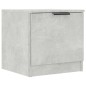 vidaXL Mesitas de noche 2 unidades color gris hormigón 40x39x40 cm vidaXL Mesitas de noche 2 unidades color gris hormigón 40x39x40 cm
