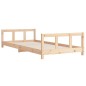 vidaXL Estructura de cama infantil madera maciza de pino 90x190 cm vidaXL Estructura de cama infantil madera maciza de pino 90x190 cm