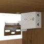 vidaXL Armario de pared 2 uds madera de pino marrón miel 30x30x100 cm vidaXL Armario de pared 2 uds madera de pino marrón miel 30x30x100 cm