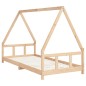 vidaXL Estructura de cama para niños madera maciza de pino 90x200 cm vidaXL Estructura de cama para niños madera maciza de pino 90x200 cm