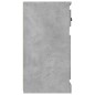 vidaXL Aparador de madera contrachapada gris hormigón 70x35,5x67,5 cm vidaXL Aparador de madera contrachapada gris hormigón 70x35,5x67,5 cm