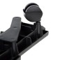 vidaXL Plataformas rodantes con 4 ruedas 2 pzas PP negro 170 kg