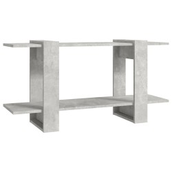 vidaXL Estantería madera contrachapada gris hormigón 100x30x51 cm