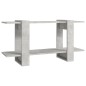 vidaXL Estantería madera contrachapada gris hormigón 100x30x51 cm vidaXL Estantería madera contrachapada gris hormigón 100x30x51 cm