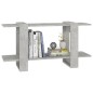 vidaXL Estantería madera contrachapada gris hormigón 100x30x51 cm vidaXL Estantería madera contrachapada gris hormigón 100x30x51 cm