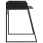 vidaXL Escritorio negro 90x60x88 cm