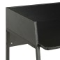 vidaXL Escritorio negro 90x60x88 cm