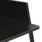 vidaXL Escritorio negro 90x60x88 cm