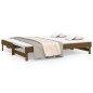 vidaXL Sofá cama extraíble madera de pino marrón miel 2x(80x200) cm vidaXL Sofá cama extraíble madera de pino marrón miel 2x(80x200) cm