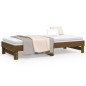 vidaXL Sofá cama extraíble madera de pino marrón miel 2x(80x200) cm vidaXL Sofá cama extraíble madera de pino marrón miel 2x(80x200) cm