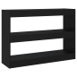 vidaXL Estantería/divisor de espacios negro 100x30x72 cm vidaXL Estantería/divisor de espacios negro 100x30x72 cm