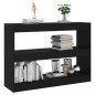 vidaXL Estantería/divisor de espacios negro 100x30x72 cm vidaXL Estantería/divisor de espacios negro 100x30x72 cm