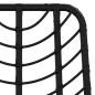 vidaXL Taburetes de cocina 2 uds ratán PE y acero negro 45x56x103,5 cm vidaXL Taburetes de cocina 2 uds ratán PE y acero negro 45x56x103,5 cm