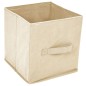 vidaXL Armario almacenaje de acero con 4 cestas tela crema 63x30x71 cm vidaXL Armario almacenaje de acero con 4 cestas tela crema 63x30x71 cm