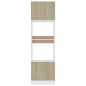 vidaXL Armario de microondas contrachapada color roble 60x57x207 cm vidaXL Armario de microondas contrachapada color roble 60x57x207 cm