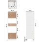 vidaXL Armario de microondas contrachapada color roble 60x57x207 cm vidaXL Armario de microondas contrachapada color roble 60x57x207 cm