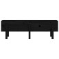 vidaXL Arriate elevado de jardín madera maciza pino negro 121x30x38 cm vidaXL Arriate elevado de jardín madera maciza pino negro 121x30x38 cm