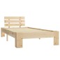 vidaXL Estructura de cama de madera maciza de pino 90x200 cm vidaXL Estructura de cama de madera maciza de pino 90x200 cm