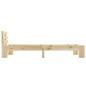 vidaXL Estructura de cama de madera maciza de pino 90x200 cm vidaXL Estructura de cama de madera maciza de pino 90x200 cm