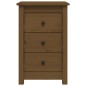 vidaXL Mesita de noche madera maciza de pino marrón miel 40x35x61,5 cm vidaXL Mesita de noche madera maciza de pino marrón miel 40x35x61,5 cm