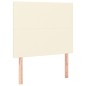 vidaXL Cabeceros 2 unidades cuero sintético color crema 90x5x78/88cm vidaXL Cabeceros 2 unidades cuero sintético color crema 90x5x78/88cm
