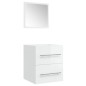 vidaXL Armario de baño con espejo blanco brillante 41x38,5x48 cm vidaXL Armario de baño con espejo blanco brillante 41x38,5x48 cm