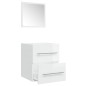 vidaXL Armario de baño con espejo blanco brillante 41x38,5x48 cm vidaXL Armario de baño con espejo blanco brillante 41x38,5x48 cm