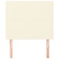 vidaXL Cabeceros 2 unidades cuero sintético color crema 90x5x78/88cm vidaXL Cabeceros 2 unidades cuero sintético color crema 90x5x78/88cm