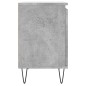 vidaXL Mesitas de noche 2 uds madera gris hormigón 40x30x50 cm