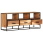 vidaXL Mueble para la TV madera maciza de acacia 110x30x45 cm
