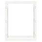 vidaXL Estante para leña madera maciza de pino blanco 80x25x100 cm vidaXL Estante para leña madera maciza de pino blanco 80x25x100 cm