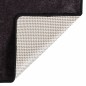 vidaXL Alfombra lavable antideslizante gris antracita 80x150 cm vidaXL Alfombra lavable antideslizante gris antracita 80x150 cm
