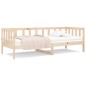 vidaXL Sofá cama madera maciza de pino 90x190 cm vidaXL Sofá cama madera maciza de pino 90x190 cm