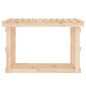 vidaXL Leñero de madera maciza de pino 108x64,5x77 cm vidaXL Leñero de madera maciza de pino 108x64,5x77 cm
