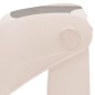 vidaXL Escalera perros plegable 3 peldaños plástico crema 50x38x38cm vidaXL Escalera perros plegable 3 peldaños plástico crema 50x38x38cm