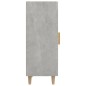 vidaXL Aparador de madera contrachapada gris hormigón 34,5x34x90 cm vidaXL Aparador de madera contrachapada gris hormigón 34,5x34x90 cm
