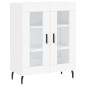 vidaXL Aparador de madera de ingeniería blanco 69,5x34x90 cm vidaXL Aparador de madera de ingeniería blanco 69,5x34x90 cm