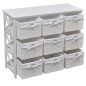 vidaXL Aparador de almacenaje blanco vidaXL Aparador de almacenaje blanco