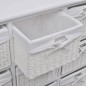 vidaXL Aparador de almacenaje blanco vidaXL Aparador de almacenaje blanco