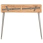 vidaXL Mesa consola de madera maciza de acacia 90x30x75 cm