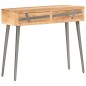 vidaXL Mesa consola de madera maciza de acacia 90x30x75 cm