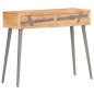 vidaXL Mesa consola de madera maciza de acacia 90x30x75 cm