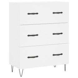 vidaXL Aparador de madera de ingeniería blanco 69,5x34x90 cm