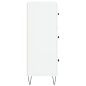 vidaXL Aparador de madera de ingeniería blanco 69,5x34x90 cm vidaXL Aparador de madera de ingeniería blanco 69,5x34x90 cm