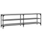 vidaXL Mueble de TV madera contrachapada gris Sonoma 160x30x50 cm vidaXL Mueble de TV madera contrachapada gris Sonoma 160x30x50 cm